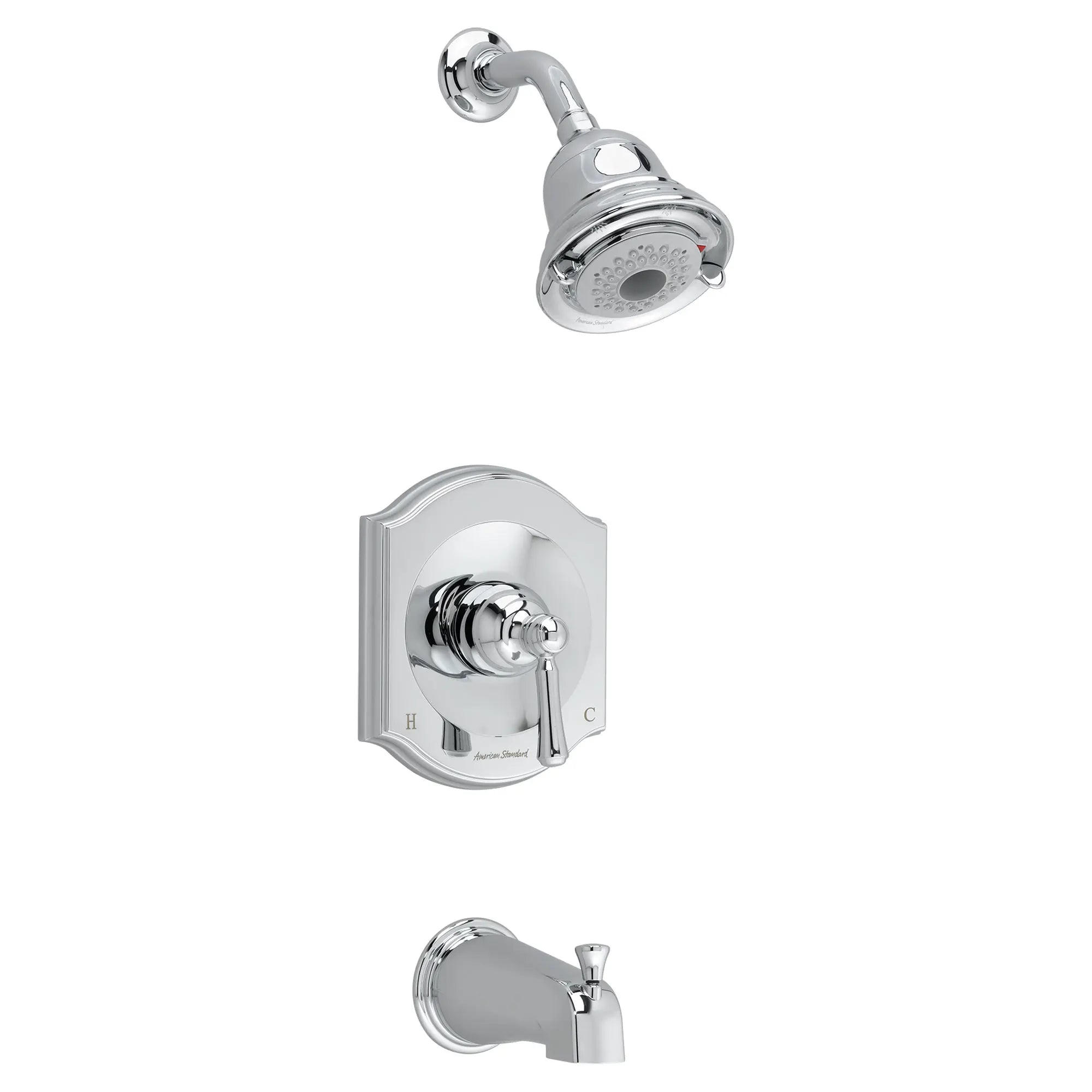 Portsmouth 2.0 GPM Tub and Shower Trim Kit with FloWise Showerhead and Lever Handle — image 1